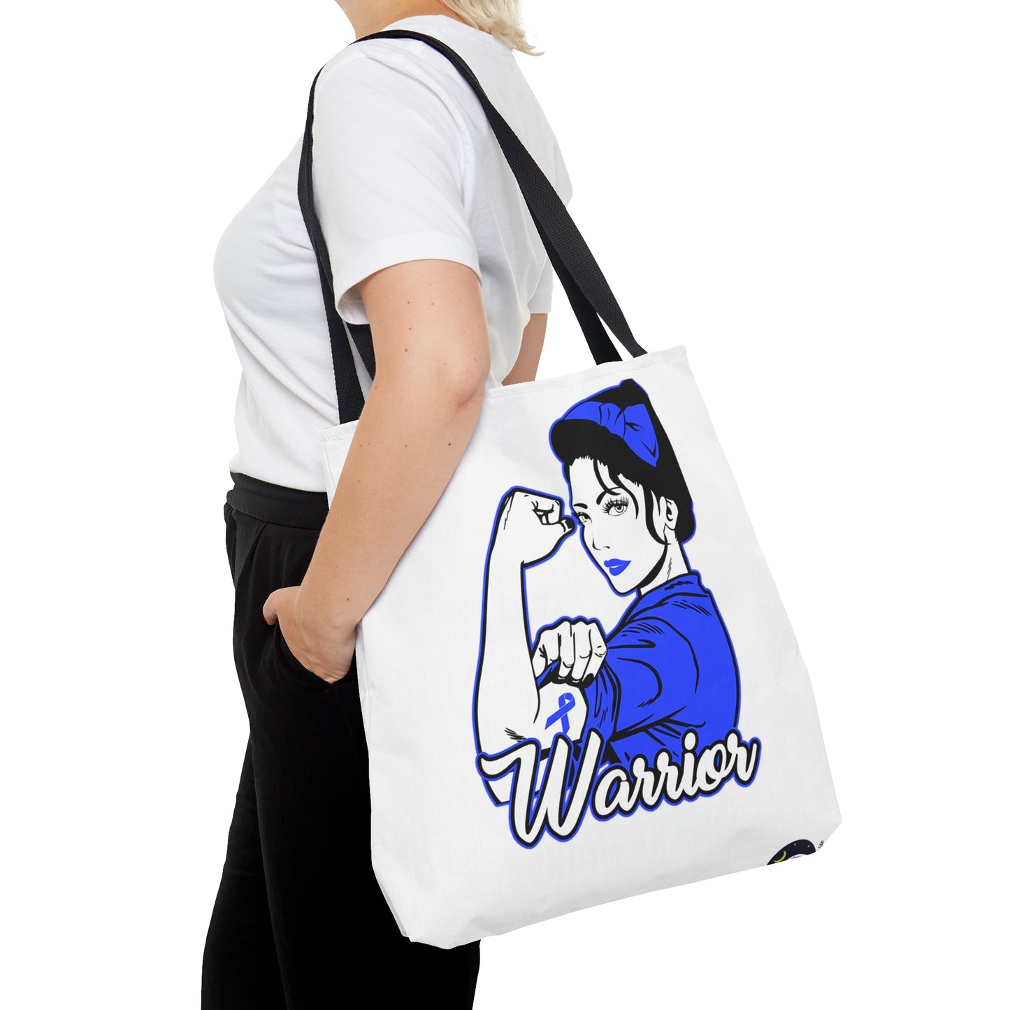 Cancer Survivor Tote, Colorectal Cancer Awareness, donation of proceeds