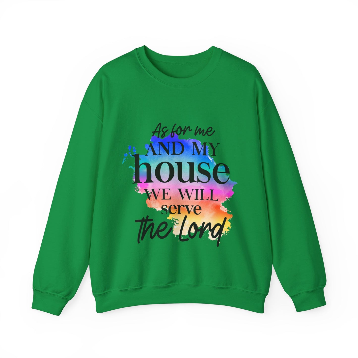 As for me and my house Unisex Heavy Blend Crewneck Sweatshirt