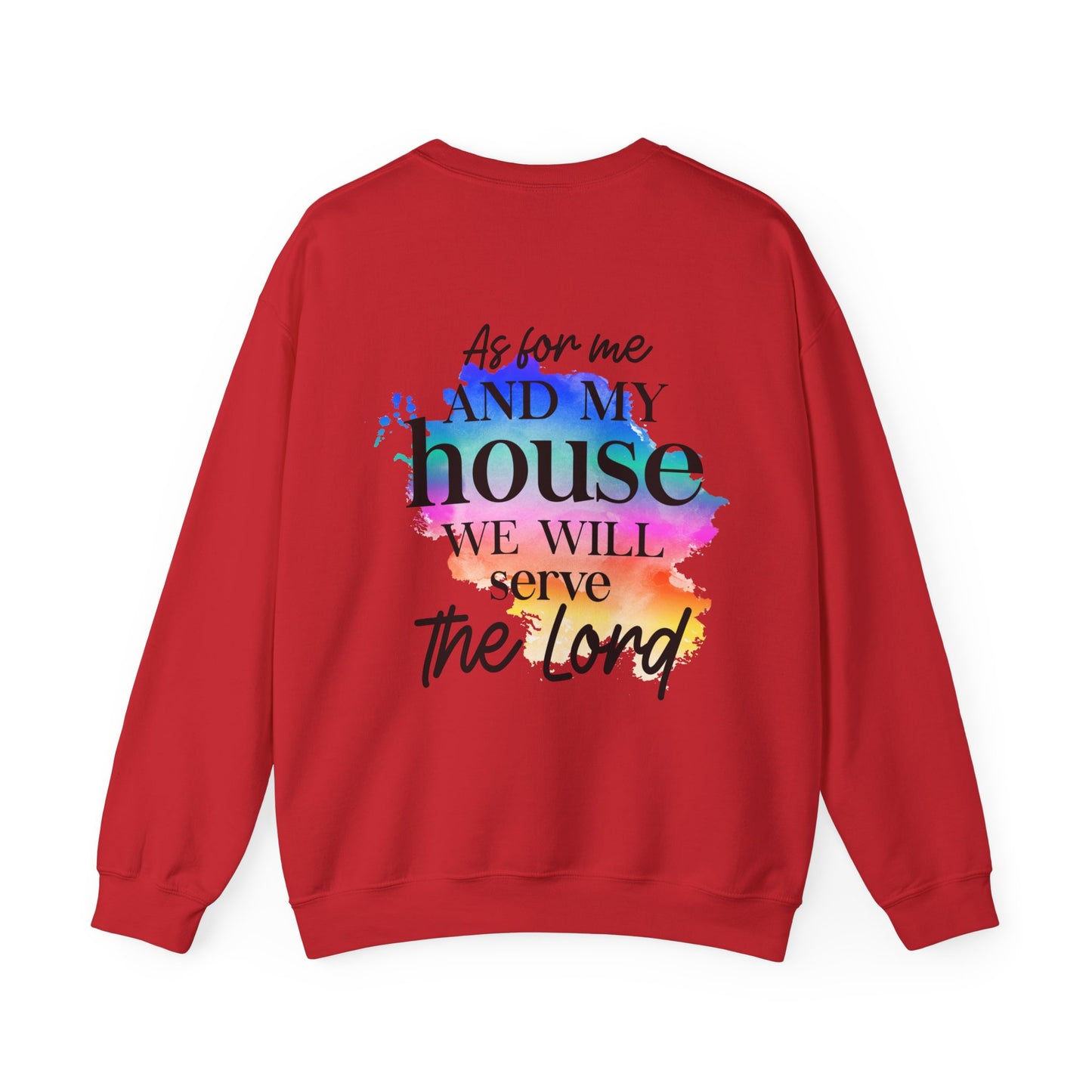 As for me and my house Unisex Heavy Blend Crewneck Sweatshirt