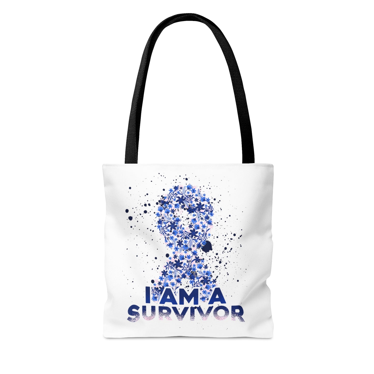 Cancer Survivor Tote, Colorectal Cancer Awareness, donation of proceeds