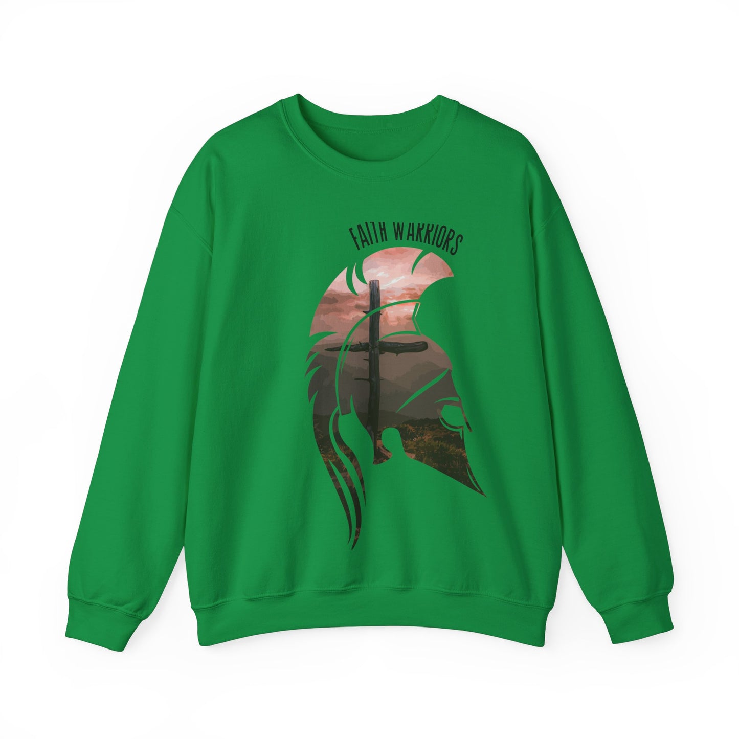 FAITH WARRIOR Unisex Heavy Blend Crewneck Sweatshirt