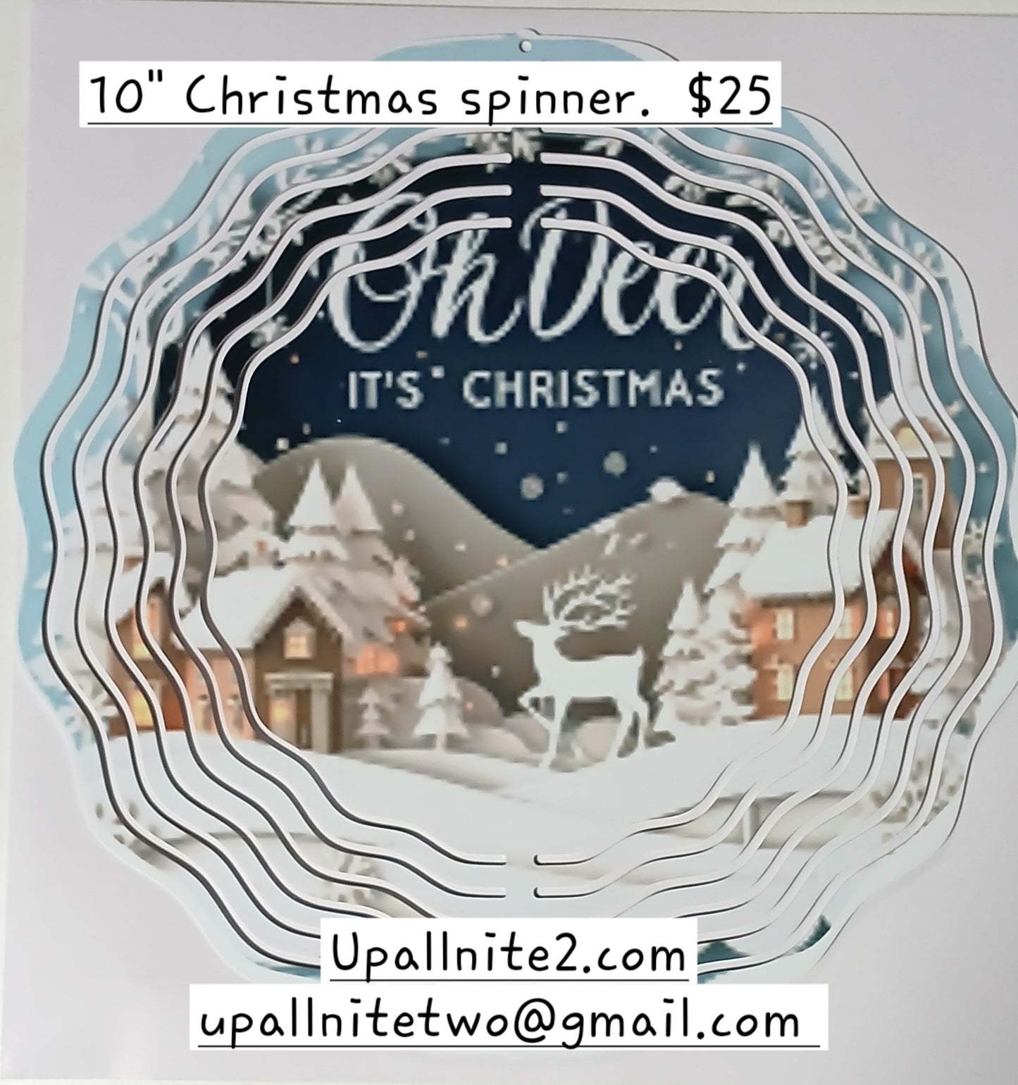 Oh Deer. It's Christmas spinner