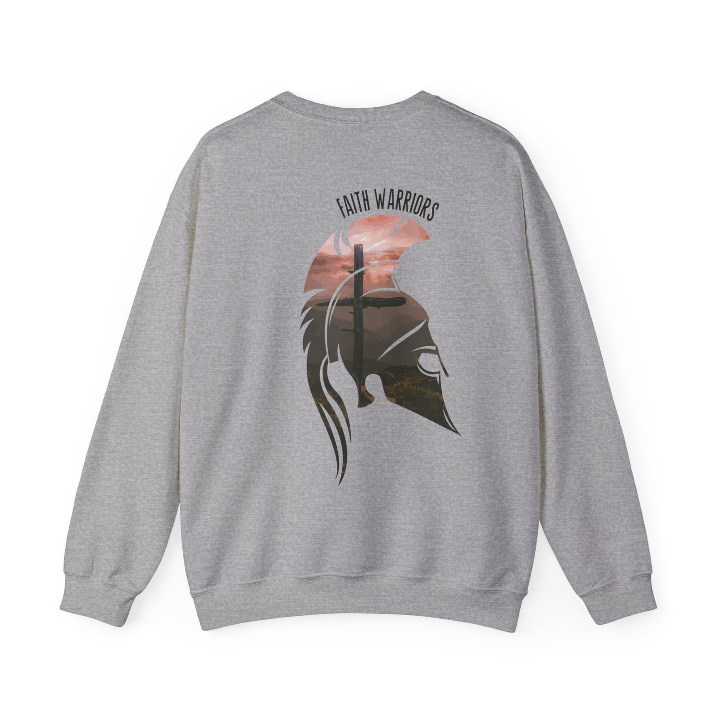 FAITH WARRIOR Unisex Heavy Blend Crewneck Sweatshirt