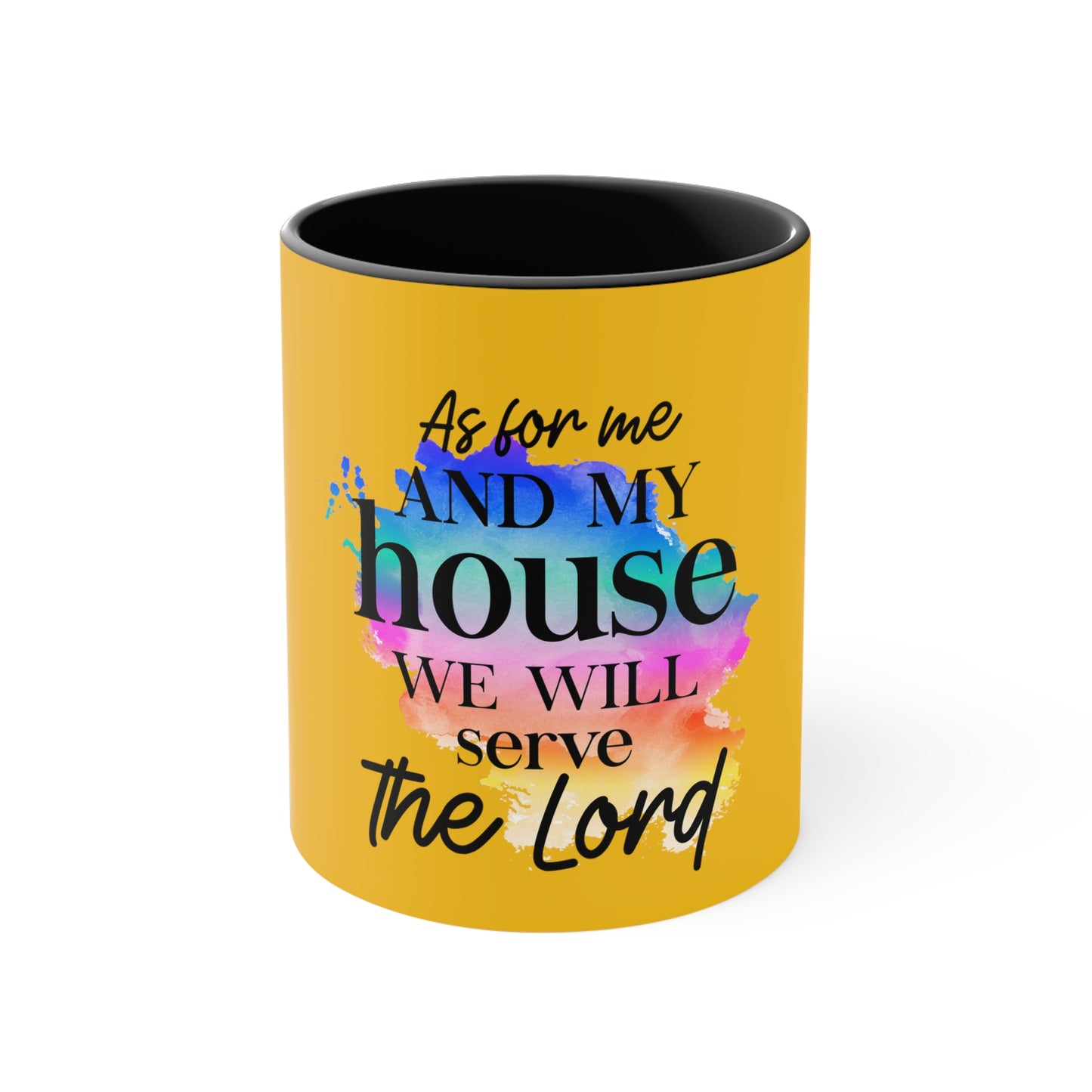 As for me and my house Accent Coffee Mug, 11oz