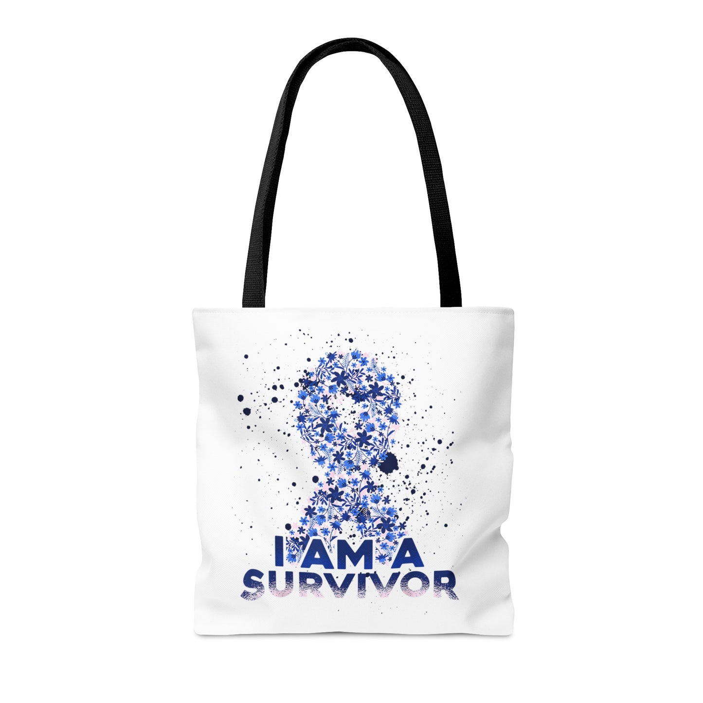 Cancer Survivor Tote, Colorectal Cancer Awareness, donation of proceeds