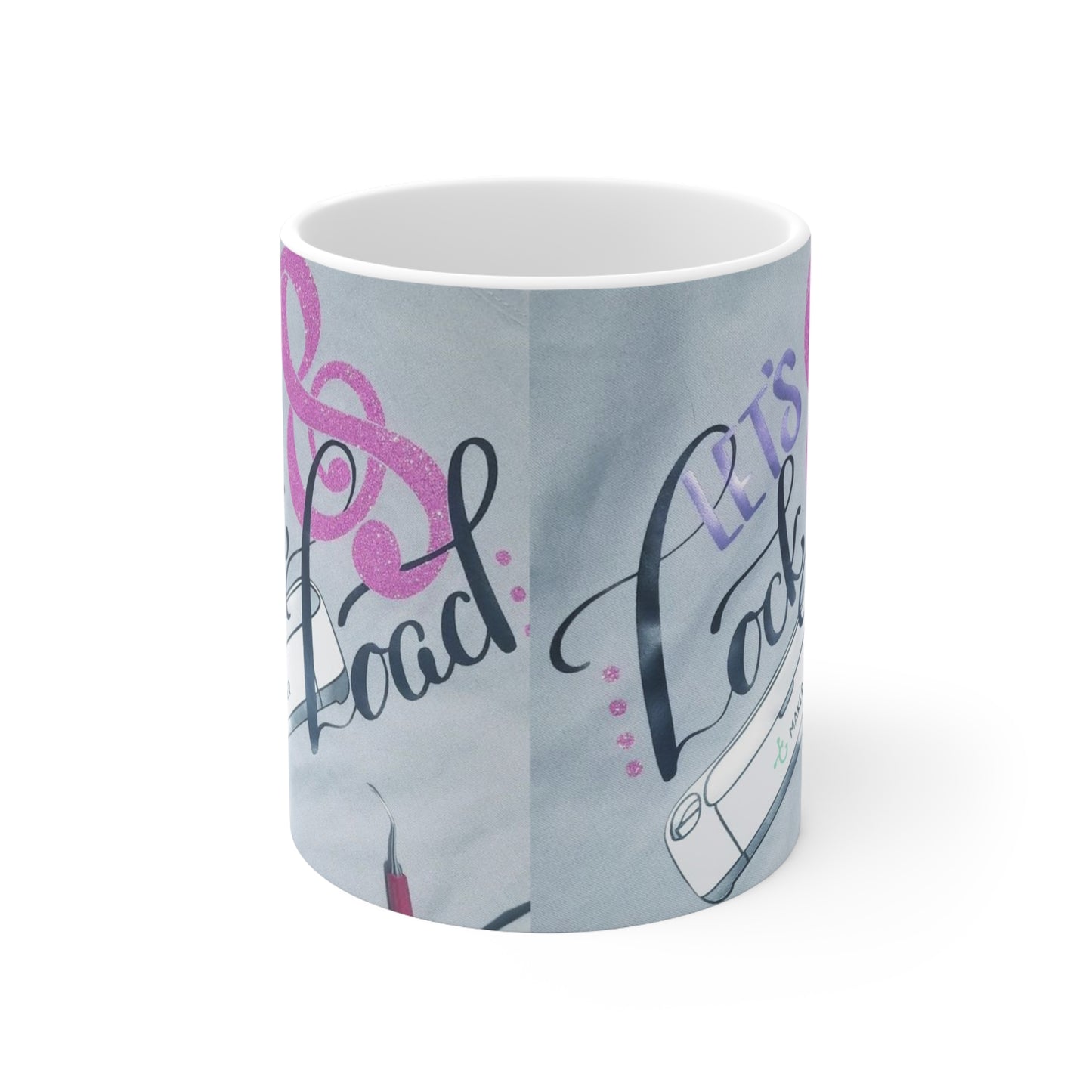 Ceramic Mug 11oz Let's Lock and Load CricutMaker