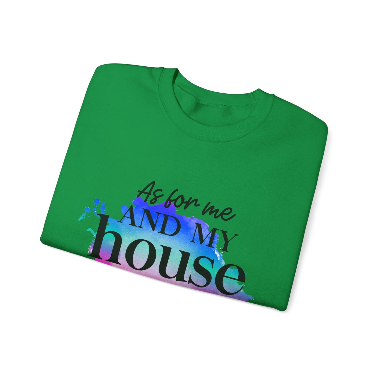 As for me and my house Unisex Heavy Blend Crewneck Sweatshirt