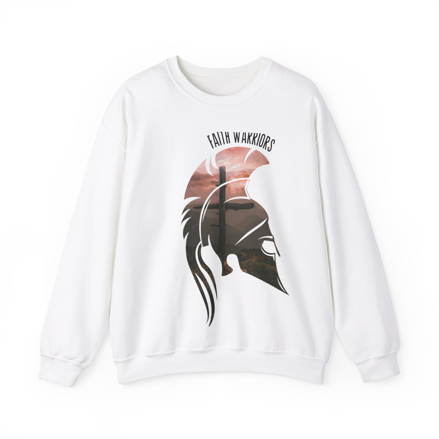 FAITH WARRIOR Unisex Heavy Blend Crewneck Sweatshirt