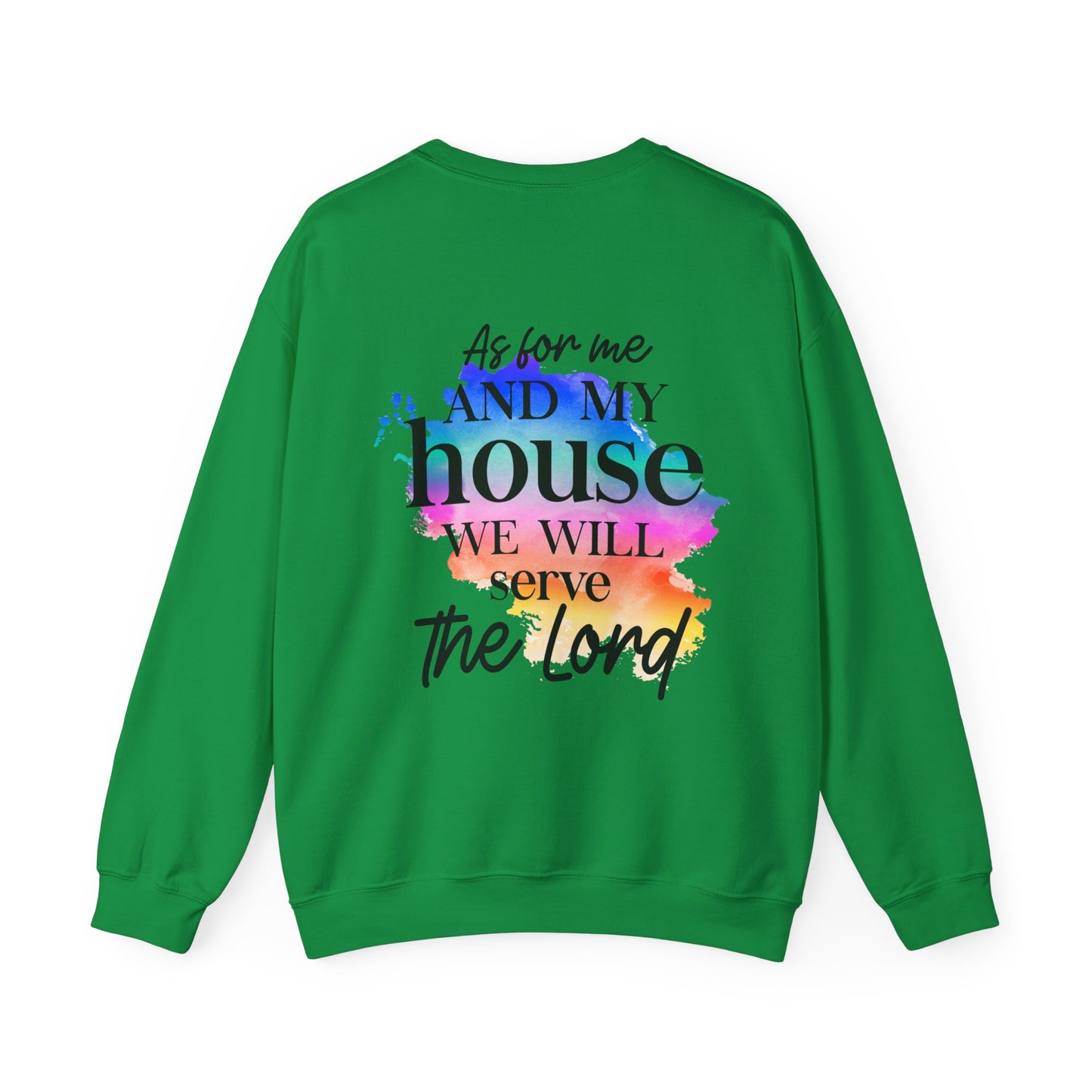 As for me and my house Unisex Heavy Blend Crewneck Sweatshirt