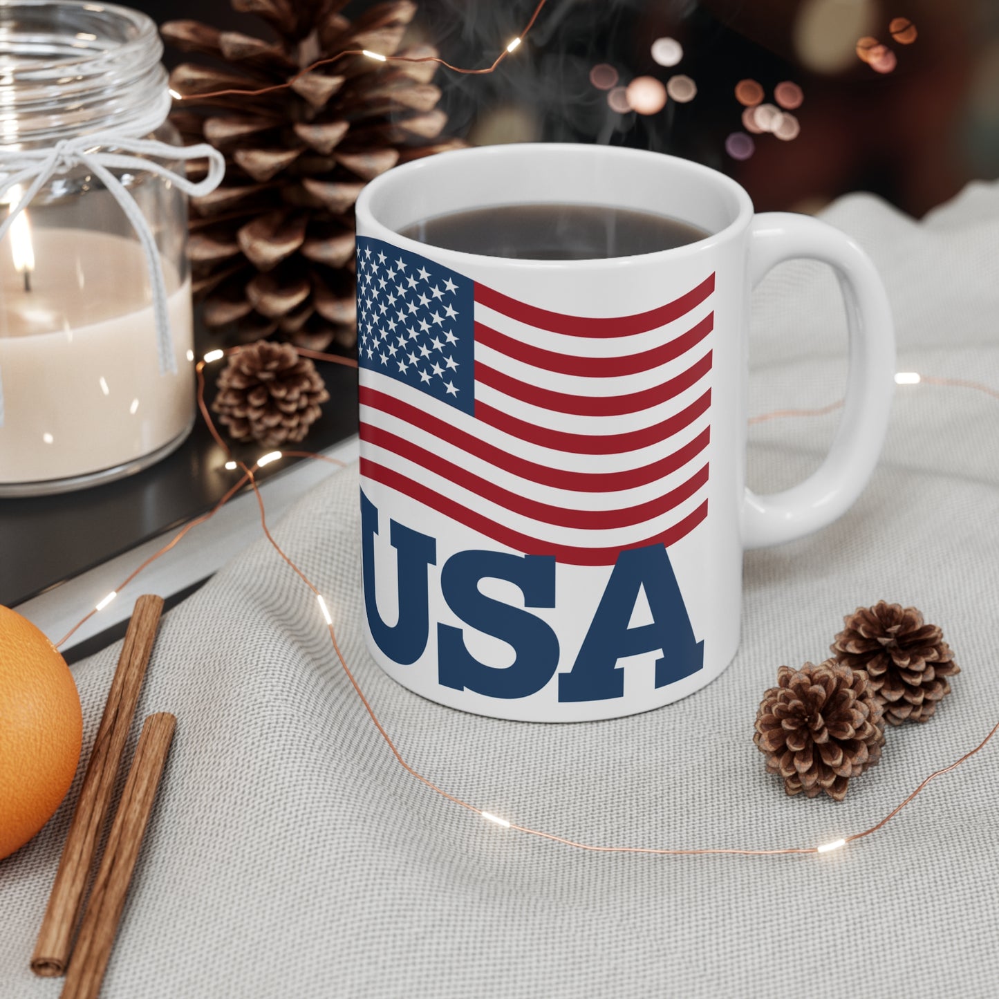 USA FLAG-Ceramic Mug 11oz