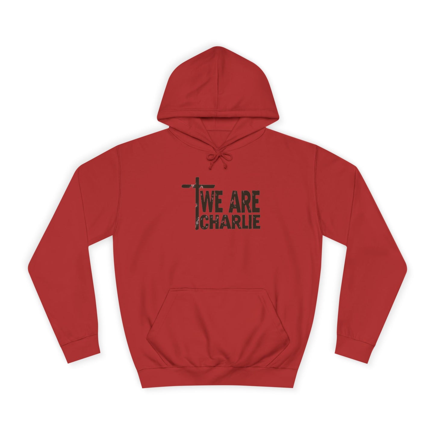 Unisex College Hoodie with 'WE ARE CHARLIE' Design - Cozy, Stylish, Perfect for Students, Gift Idea for Graduation, College Apparel, [...]