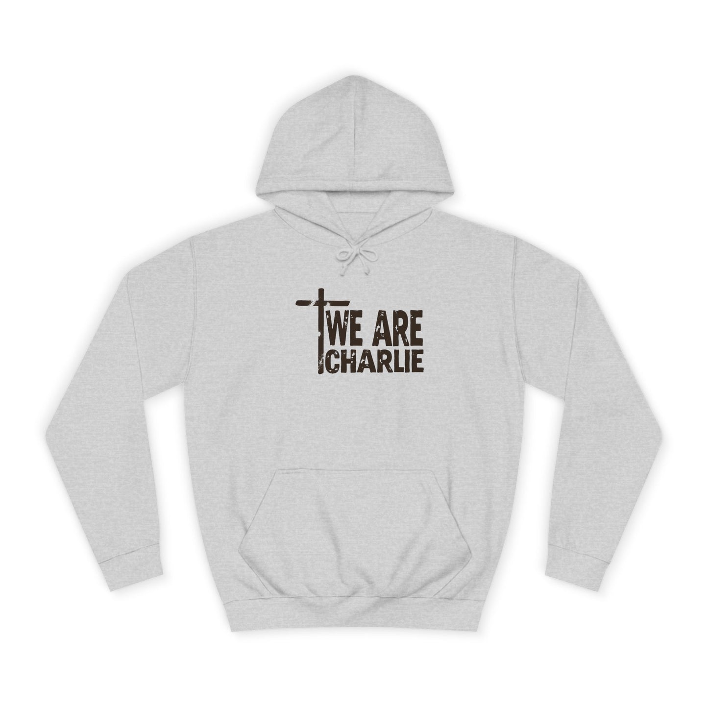 Unisex College Hoodie with 'WE ARE CHARLIE' Design - Cozy, Stylish, Perfect for Students, Gift Idea for Graduation, College Apparel, [...]