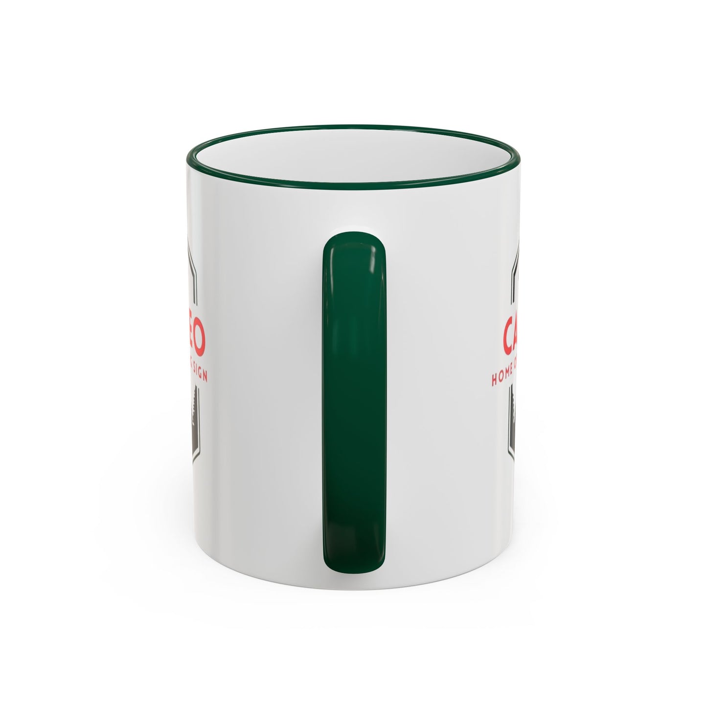 Canisteo New York Vintage Badge Mug — Accent Rim & Handle Coffee Cup (11oz, 15oz)
