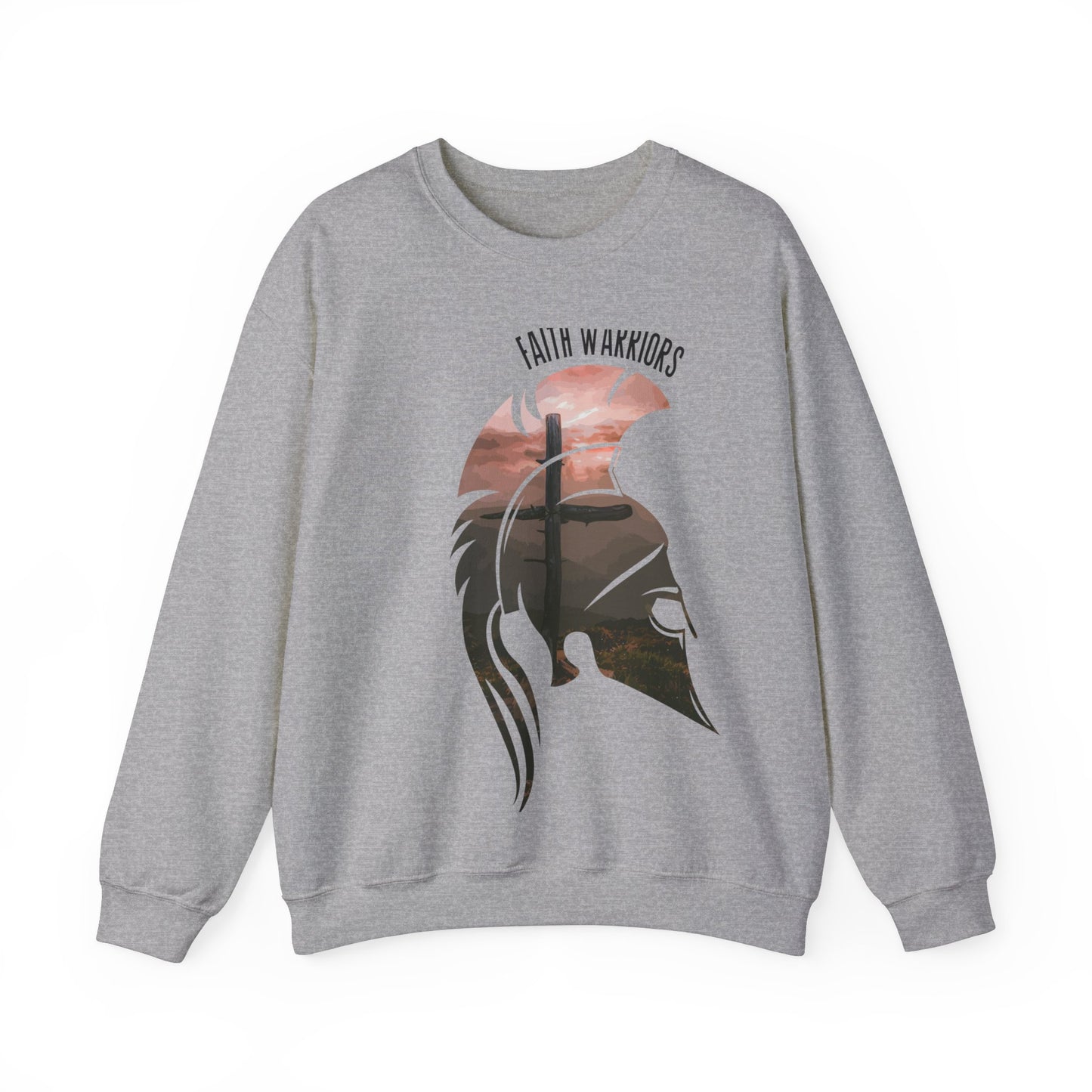 FAITH WARRIOR  Unisex Heavy Blend Crewneck Sweatshirt