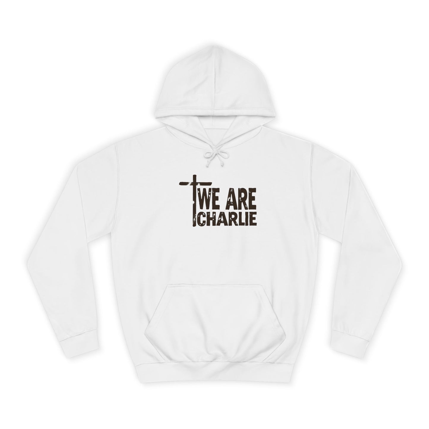 Unisex College Hoodie with 'WE ARE CHARLIE' Design - Cozy, Stylish, Perfect for Students, Gift Idea for Graduation, College Apparel, [...]