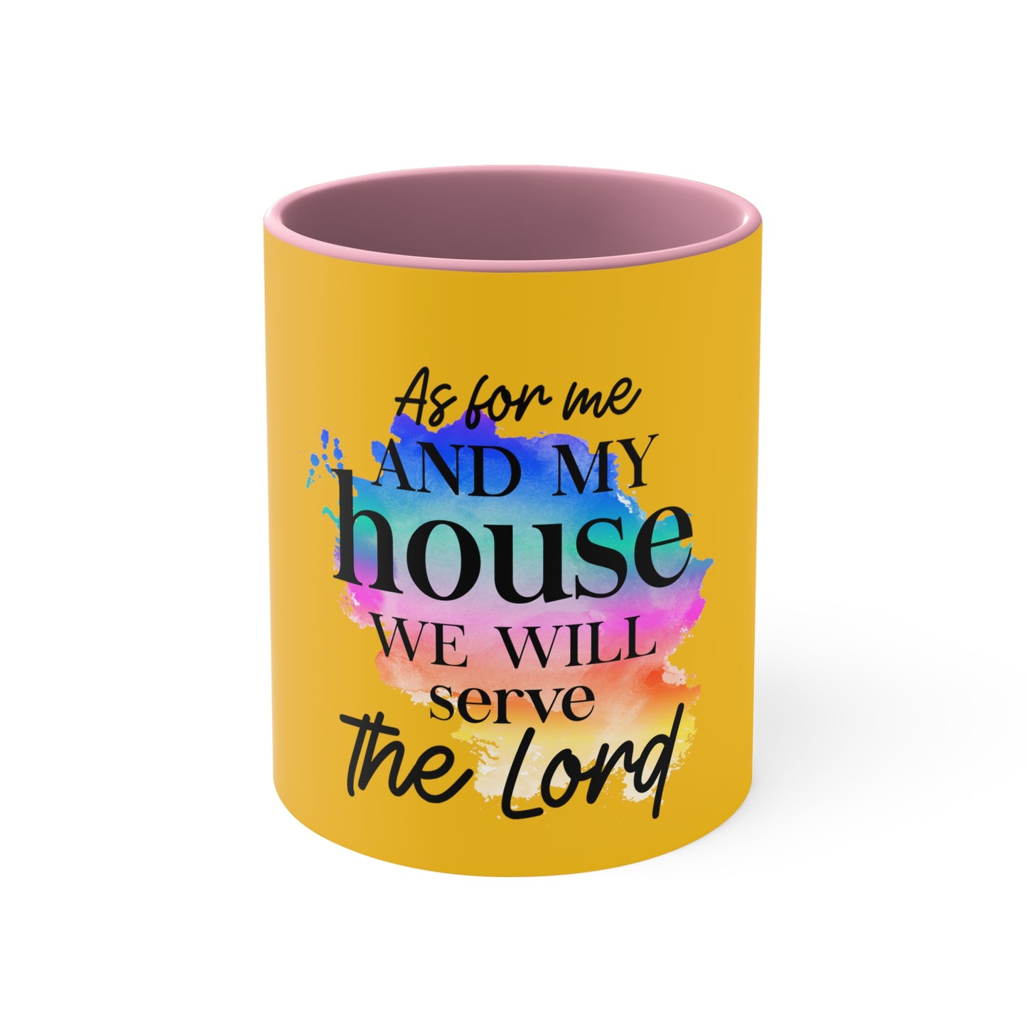 As for me and my house     Accent Coffee Mug, 11oz