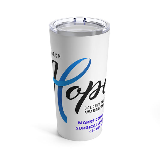 March is Colorectal Cancer Awareness month    Tumbler 20oz