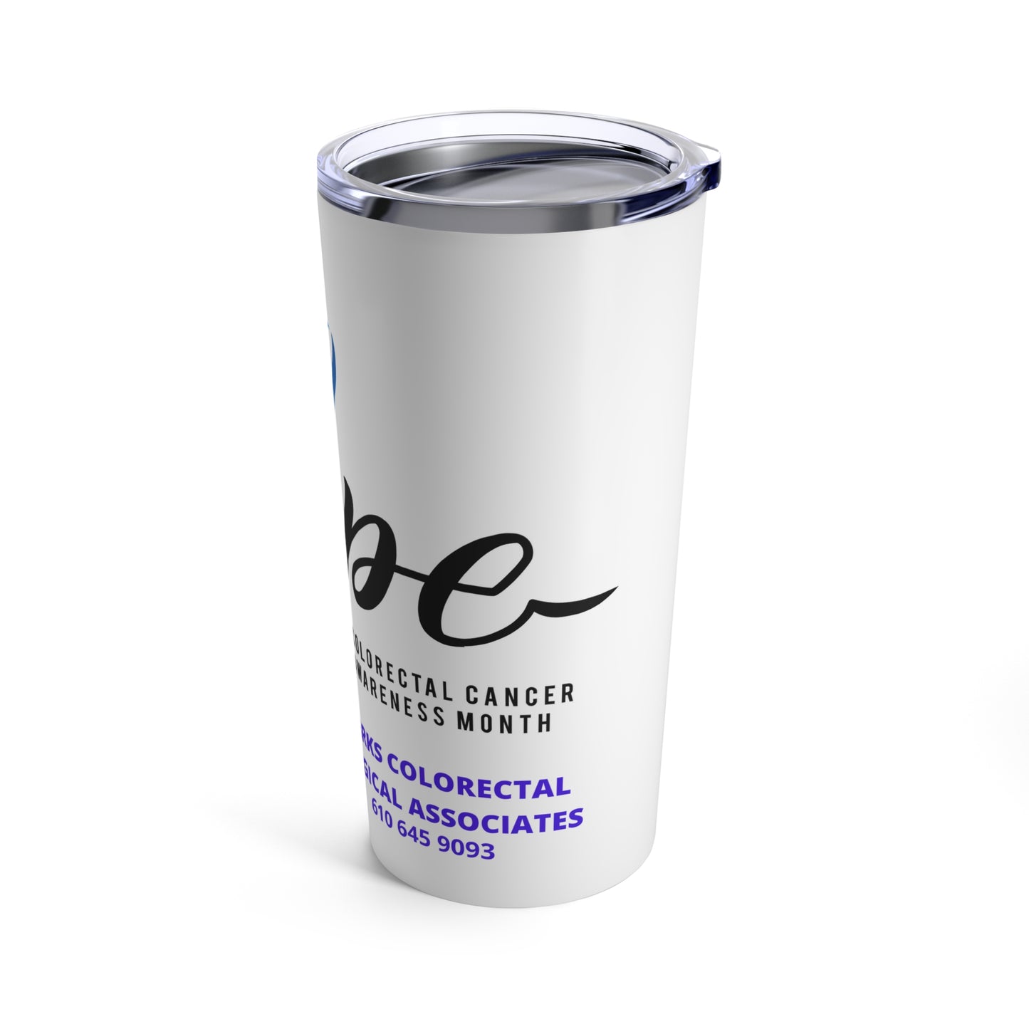 March is Colorectal Cancer Awareness month    Tumbler 20oz