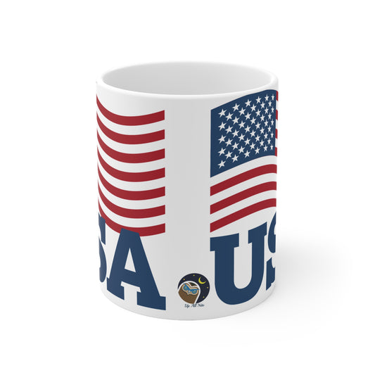 USA FLAG-Ceramic Mug 11oz